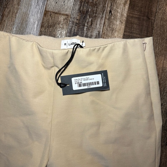 The Reset NWT Side Zip Skinny Pant Camel Size Medium - Picture 3 of 5
